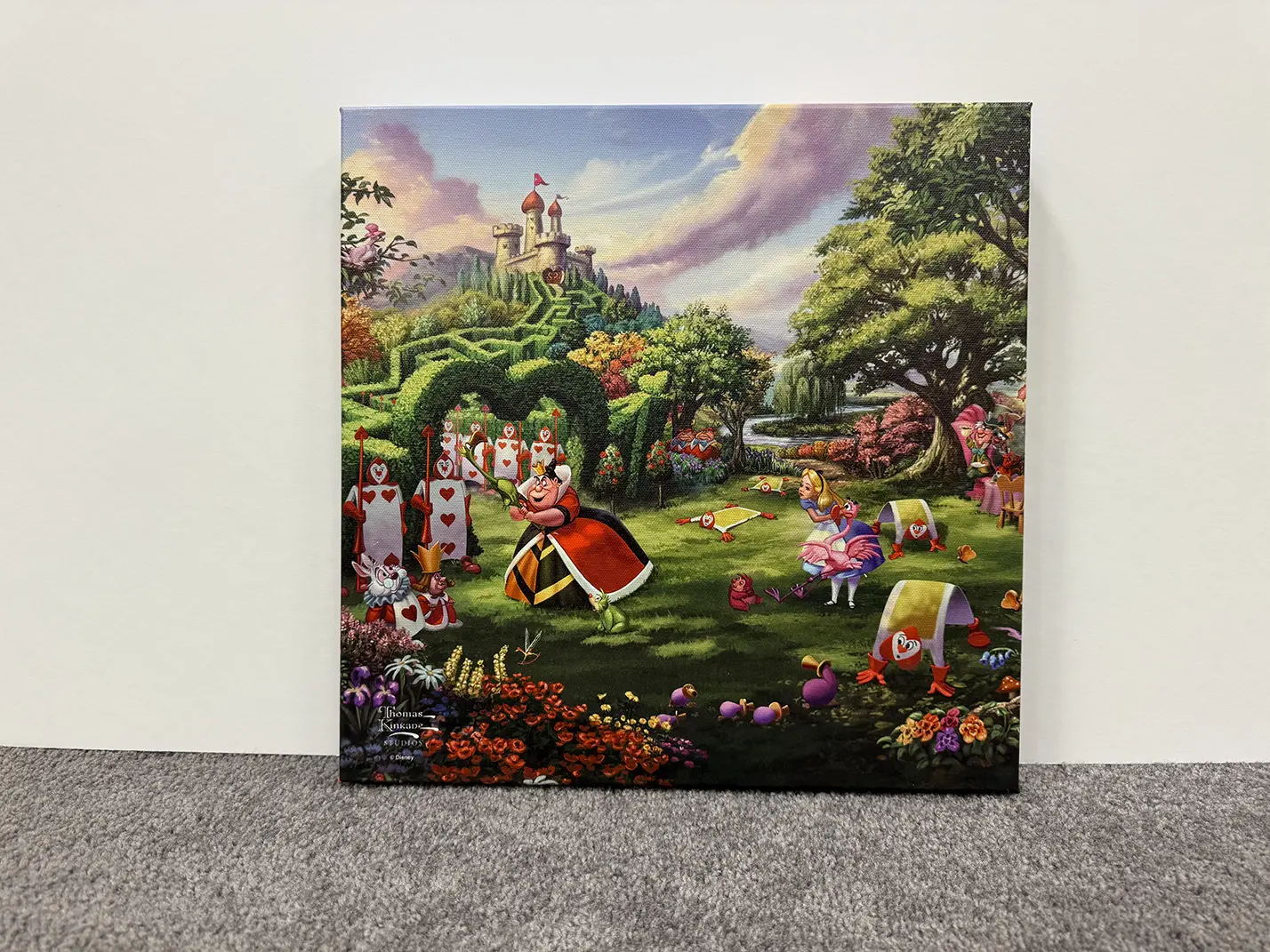 Alice in Wonderland painting